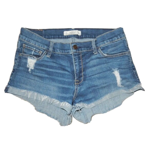 Abercrombie & Fitch Denim Jean Shortie Bootie Shorts Women's 6/28 (30 x 1 3/4) - Picture 6 of 6